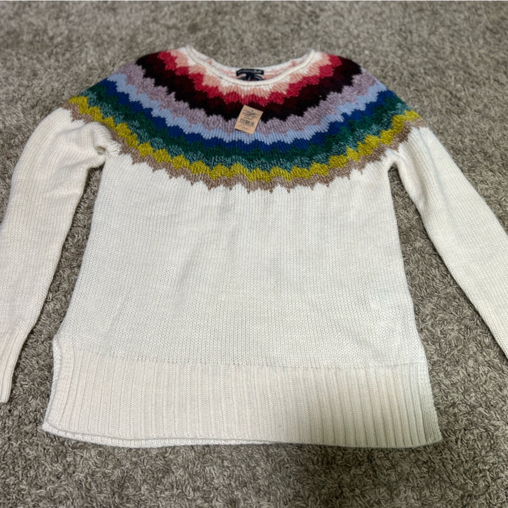 American Eagle Outfitters Rainbow Stripe Sweater